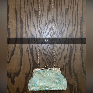 Elegant Gold and Green Women's Bag